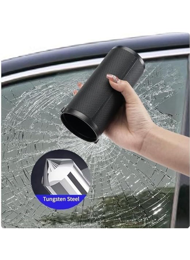 1PCS Car Tissue Holder, Tissues Cylinder Box, PU Leather Tissue Holder, for Car Container Tissues Tube, for Car Home Office Use ,Black - Image 4
